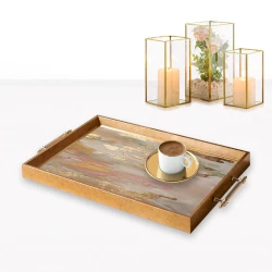Aberto Design Poslužavnik TPEA9852 50 x 29 x 3.5 cm, Šareni