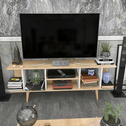 HANAH HOME TV polica Akya Sapphire White