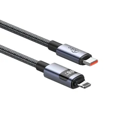 KONFULON Data kabl DL95/ LCD Display/ 27W/ Type C na Lightning 1m