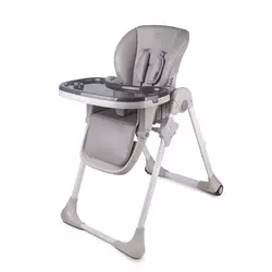 Kinderkraft stolica za hranjenje YUMMY – Siva