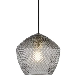 Nordlux - Luster na sajli ORBIFORM 1xE27/40W/230V crna/siva