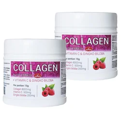 Olympic Kolagen + Vitamin C&Gingko Biloba Maline 450g, 2 komada