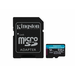 U3 V30 microSDXC 512GB Canvas Go Plus 170R A2 + adapter SDCG3/512GB