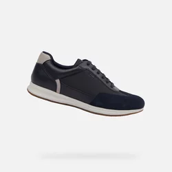 Dark blue mens sneakers Geox Avery - Mens