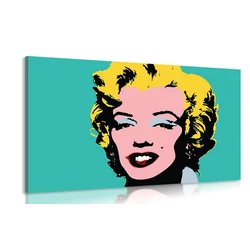 Slika ikonična Marilyn Monroe v pop art dizajnu - 60x40