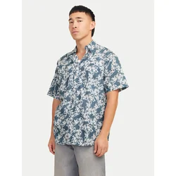 Jack & Jones Srajca Joshua 12271089 Modra Wide Fit
