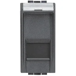 UTIČNICA MREŽNA 1M RJ45 CAT.6 UTP ANTHRACITE