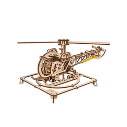UGEARS 3D lesena mehanska sestavljanka MINI helikopter