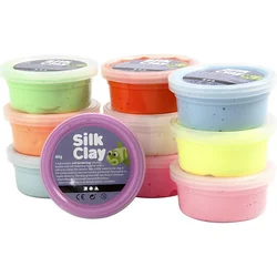 Silk Clay - osnovne barve, 10 x 40 g (79146)
