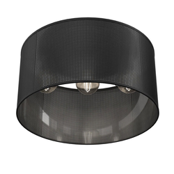 Plafonski luster LOFT SHADE 3xE27/60W/230V crna