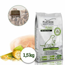 Platinum Natural Adult Chicken hrana za odrasle pse, s piletinom, 1,5 kg