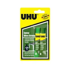 Lepilo, močno, dvokomponentno, 2 × 10 ml, UHU Epoxy Ultra Strong