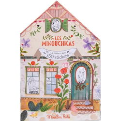 Moulin Roty bojanka Les Minouchkas sa stikerima