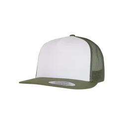 Flexfit Kapa temno zelena/bela