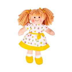 Bigjigs Toys platnena lutka Zoe 28 cm
