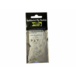 Soldarini Fly Tackle WORMSTASY CHENILLE 1.8mm UV WHITE