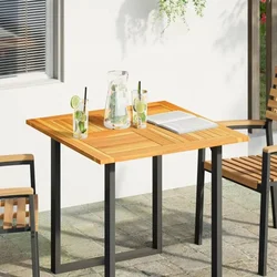 Stolna ploča 80x80x2,2 cm četvrtasta od masivnog drva bagrema