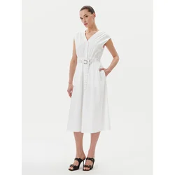 MICHAEL Michael Kors Vsakodnevna obleka MS5830KF4C Bela Regular Fit