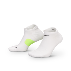 Nike Running Midweight No-Show Socks (1 Pair) - White