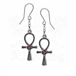 Uhani ALCHEMY GOTHIC - Ankh Of Osiris - E372