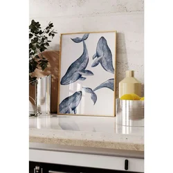 Dekorativna slika u okviru 50 x 70 cm