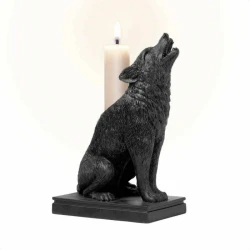 Svečnik (dekoracija) ALCHEMY GOTHIC - Wolf - V115