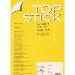 Etikete TOPSTICK 17,8X10 A4/270 1/100