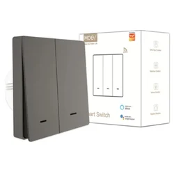 Moes zs-b-eu2-gy-ms pametni prekidac eu sa 2 prekidaca sivi smart zigbee ( 400-1171 )