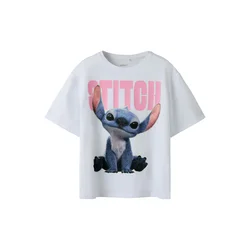 NAME IT Majica NKFNIBUS STITCH indigo/roza/bela
