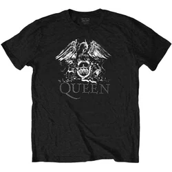 Queen Majica Crest Logo Unisex Black L