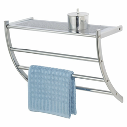 WENKO 15578100 - Stalak za peškire PESCARA 56x46 cm sjajni hrom