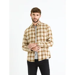 Celio Fachecko Srajca 770918 Rjava