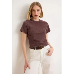 Trendyol Milla Ženska majica TWOSS26TS00246, Braon