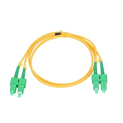 Extralink SC/APC-SC/APC | Patchcord | Single Mode, Duplex, G652D, 3mm, 5m