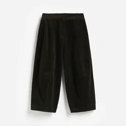 Reserved - Pamučne pantalone od rebrastog somota