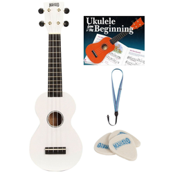 Mahalo MR1-WT SET White Soprano ukulele