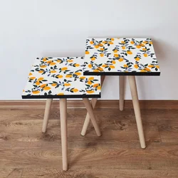 Hanah Home 2SHP158 Pomoćni stočić, 2 komada, Beli