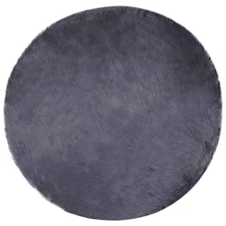 Tepih od umjetne ovčje kože TAFALLA Antracit 200 x 200 cm