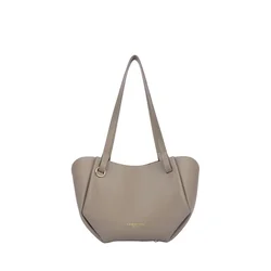 LANCASTER Paris Nakupovalna torba Lancaster Sac cabas épaule Avec Pression Sierra Haus Galet siva