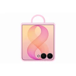 Samsung original silikonska magnetna maska sa prstenom flip8, pink ( ef-ef776-cve )