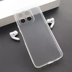 Maska Skin Silikon with pluggy za Honor X6b transparent