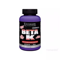 ULTIMATE NUTRITION Beta K 200 kapsula