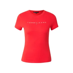 Tommy Jeans Curve Majica mornarska/rdeča/bela
