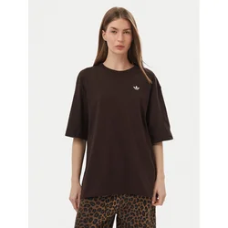adidas Majica Essentials Boyfriend LL0396 Temno rjava Regular Fit