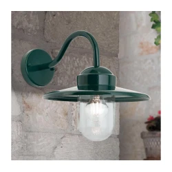 Orion AL 11-1313 - Spoljašnja zidna lampa EDWARD 1xE27/60W/230V IP44 zelena