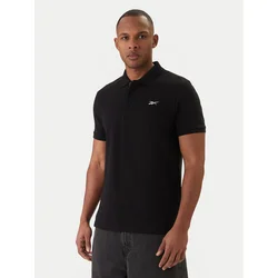 Reebok Polo majica Breen RK25562CCM Črna Regular Fit