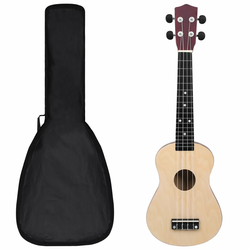 Set ukulelea Soprano s futrolom za djecu Natural 23 