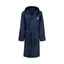 ARENA Športen kopalni plašč COMPACT MICROFIBER temno modra/bela