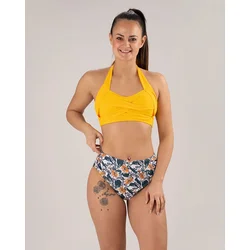 Copacabana Glam Bikini Kopalke Sončnično Rumene - M