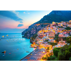 Enjoy - Puzzle Positano ob mraku, Italija - 1 000 kosov